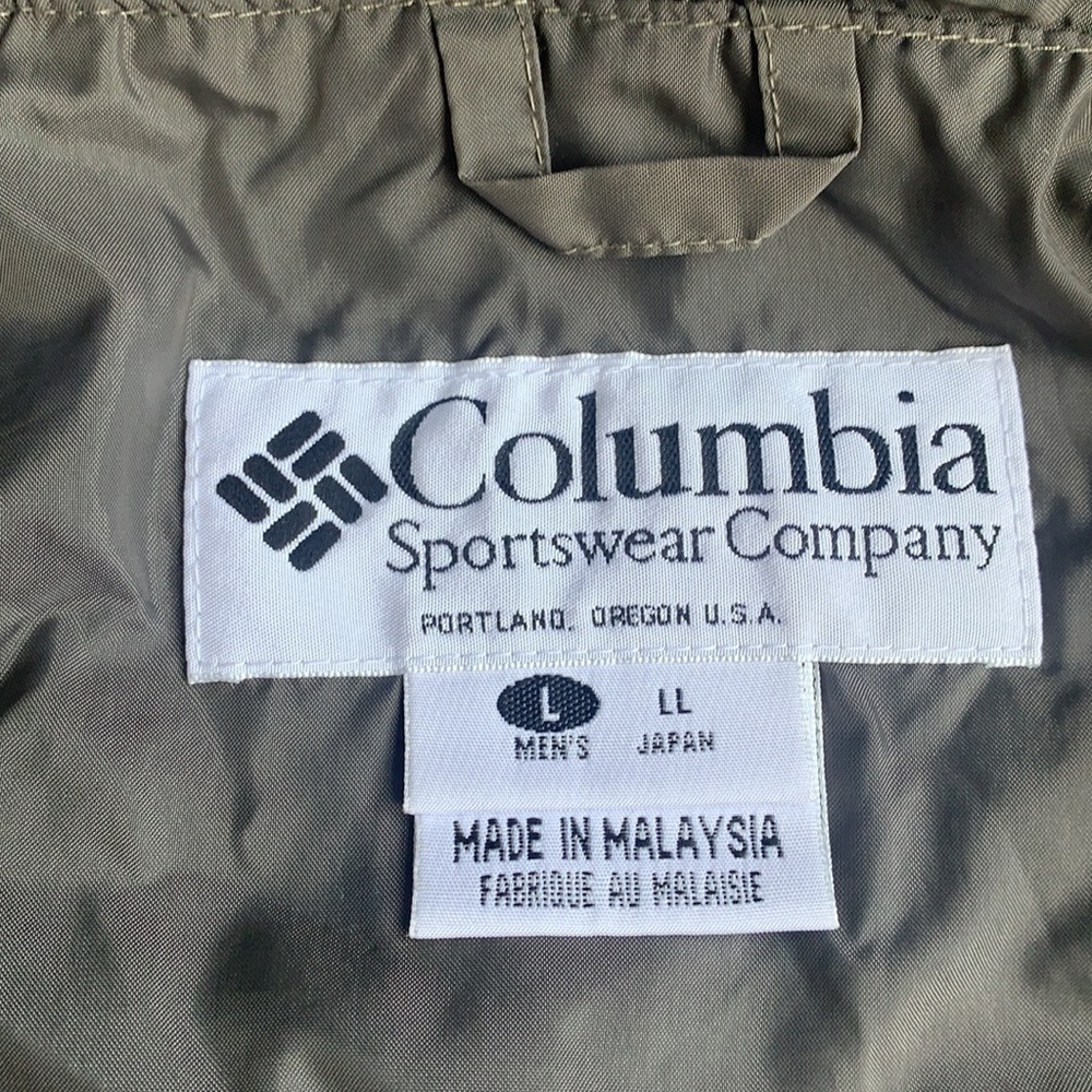 Columbia Vintage Half Zip Pull Over Jacket Mens Size Large - Picture 6 of 10